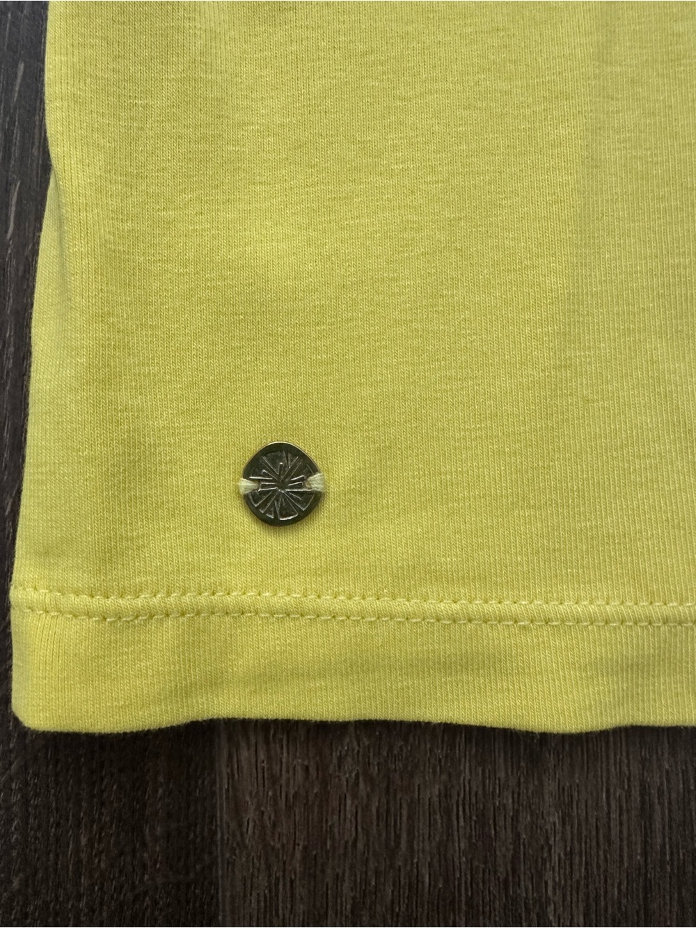 Lilly Pulitzer Hailee Crewneck Short Sleeve Tee - Lillys Lemon - Picture 4 of 7